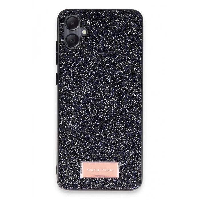 Onegif Samsung Galaxy A05 Bright Simli Kapak - Siyah
