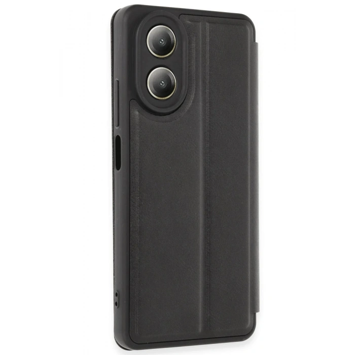 Oppo A38 Kılıf Flip Cover - Siyah