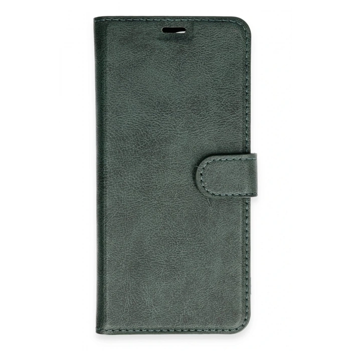 Oppo A38 Kılıf Trend S Plus Kapaklı Kılıf - Yeşil