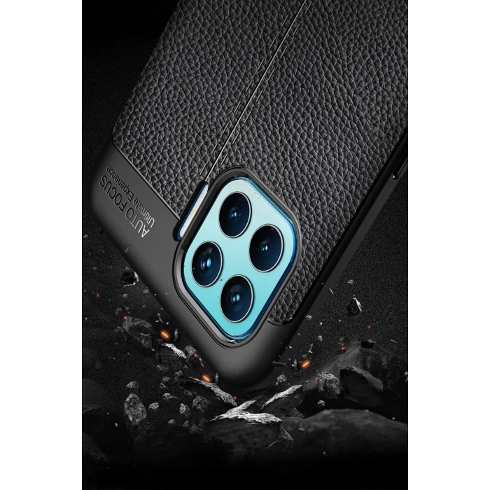 Oppo Reno 4 Lite Kılıf Auto Focus Kapak - Siyah