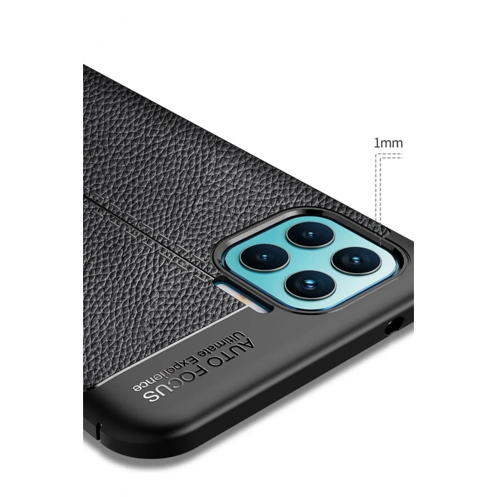 Oppo Reno 4 Lite Kılıf Auto Focus Kapak - Siyah