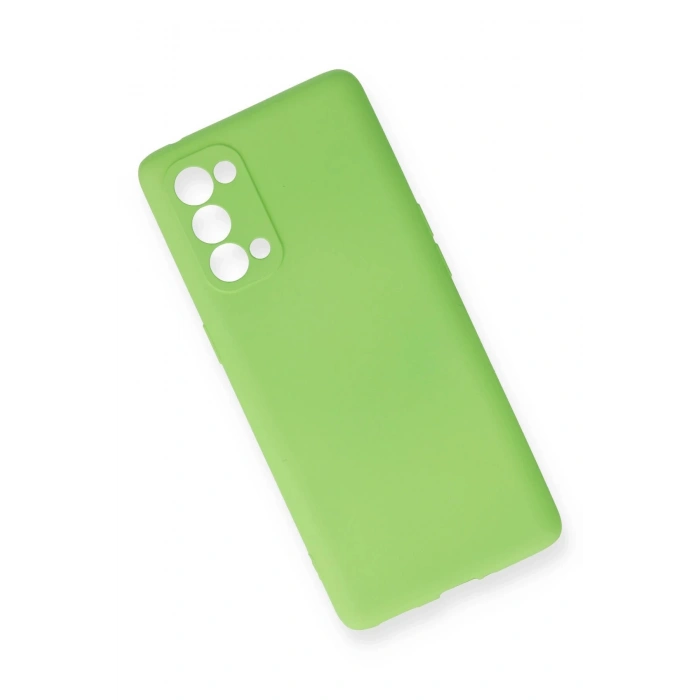 Oppo Reno 5 Pro Kılıf First Silikon - Yeşil