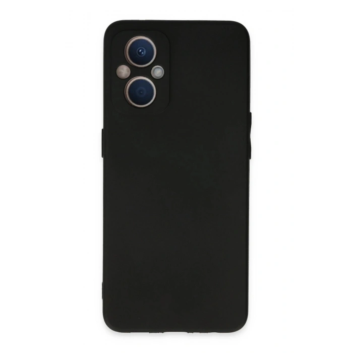 Oppo Reno 7 Lite Kılıf First Silikon - Siyah