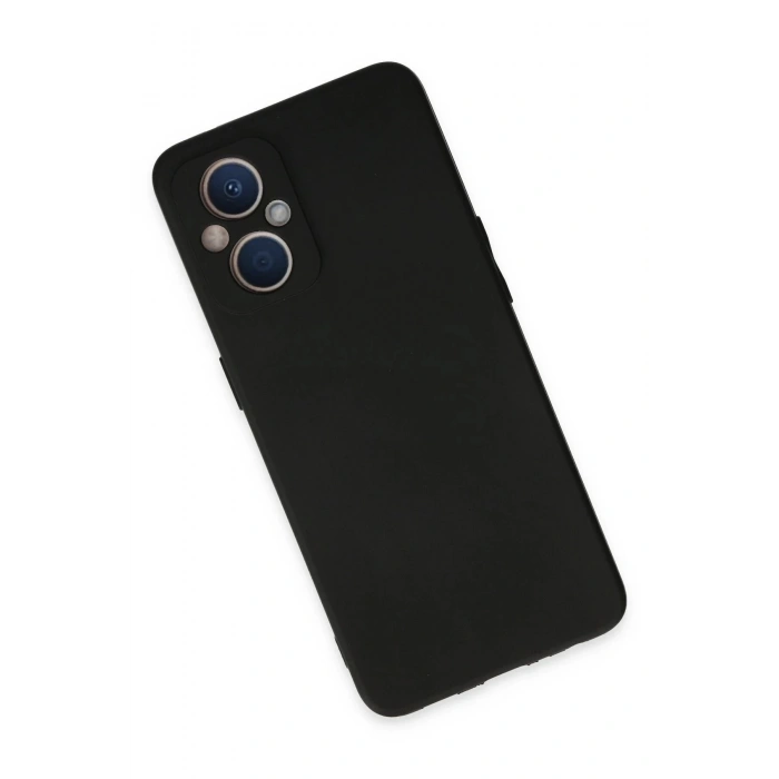 Oppo Reno 7 Lite Kılıf First Silikon - Siyah