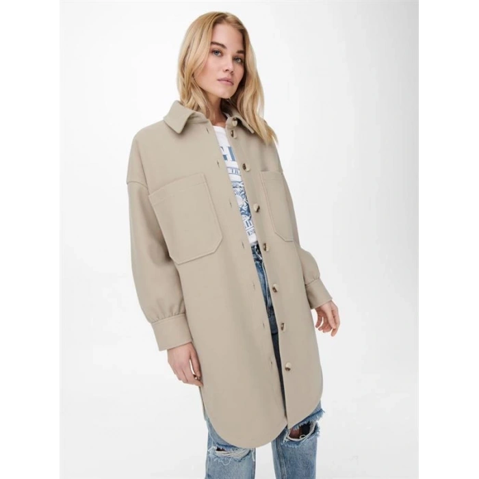 Oversize Uzun Spor Ceket