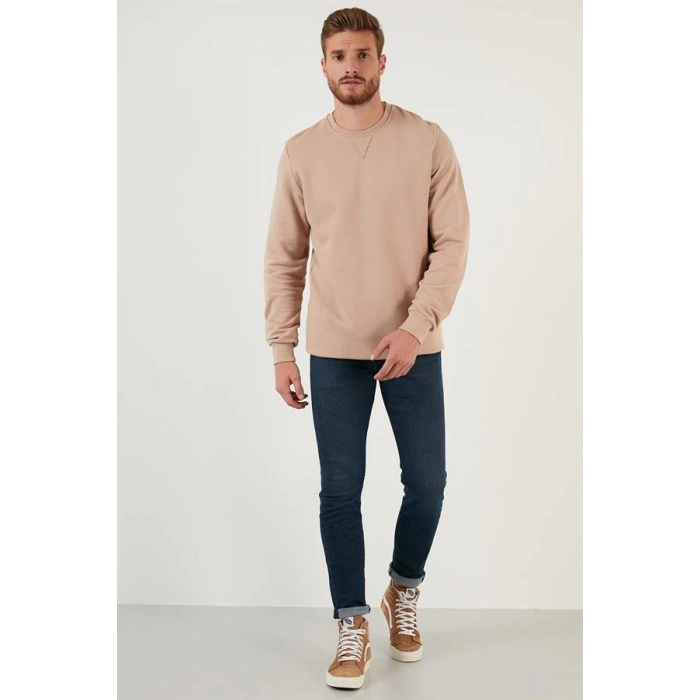 Pike Kumaş Comfort Fit Sweatshirt