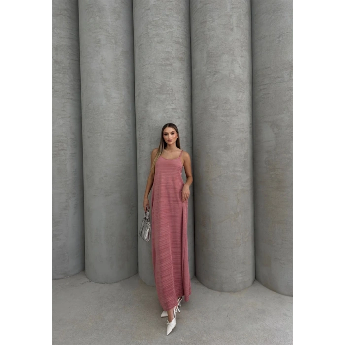 Piliseli Uzun Elbise