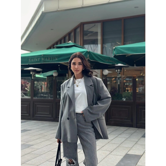 Poliviskon Oversize Ceket