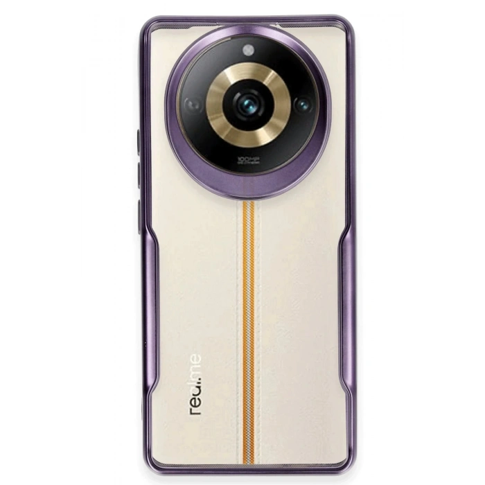 Realme 11 Pro Kılıf Boyi Silikon Kapak - Derin Mor