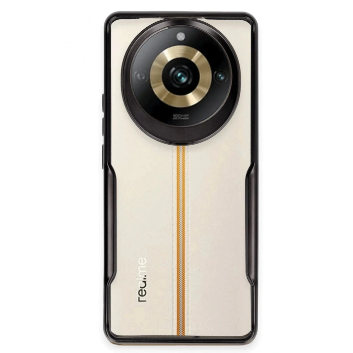 Realme 11 Pro Kılıf Boyi Silikon Kapak - Siyah