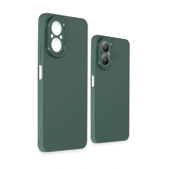 Realme 12 Lite Kılıf Auto Focus Kapak - Koyu Yeşil