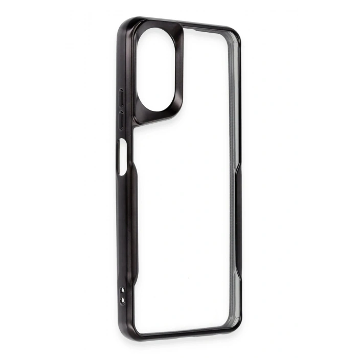 Realme 12 Lite Kılıf Boyi Silikon Kapak - Siyah