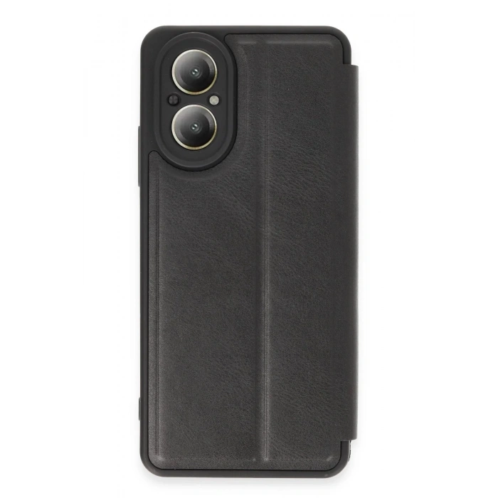 Realme 12 Lite Kılıf Flip Cover - Siyah