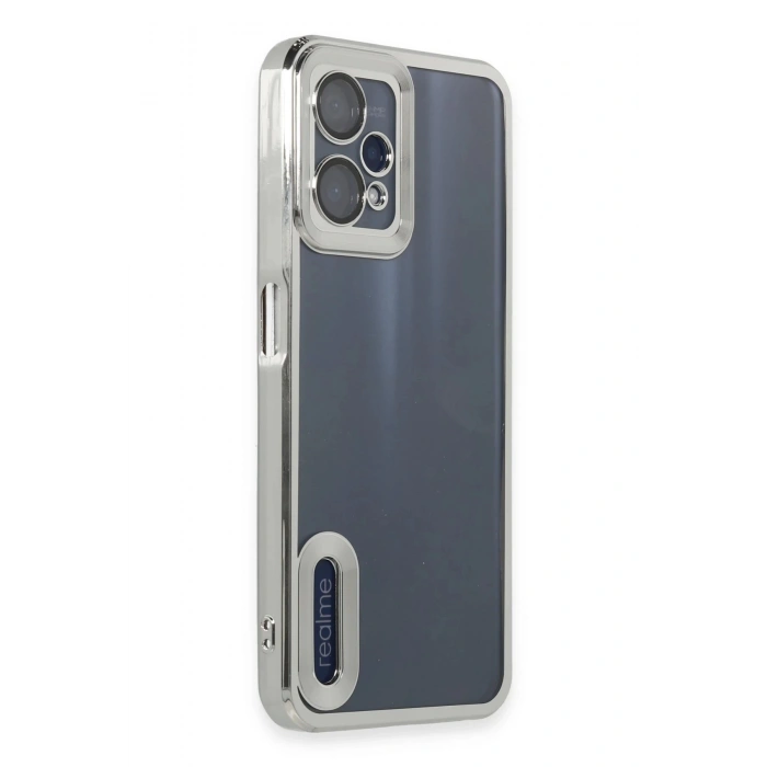 Realme 9 Pro 5G Kılıf Slot Silikon - Gümüş