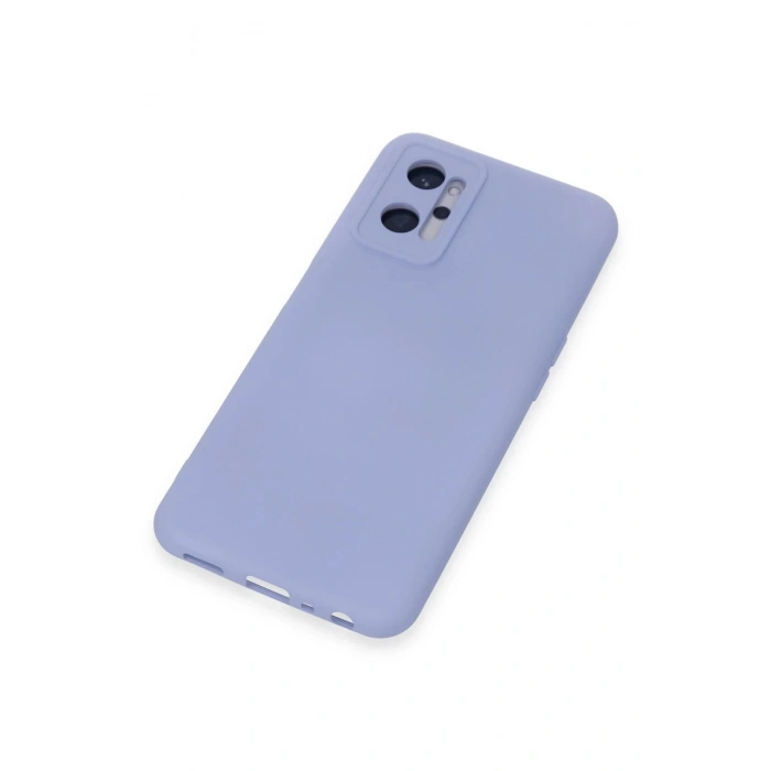 Realme 9i 4G Kılıf Nano içi Kadife Silikon - Lila