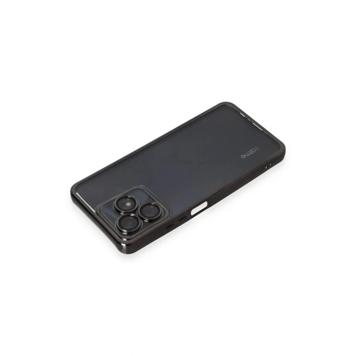 Realme C53 Kılıf Lensli Silikon - Siyah