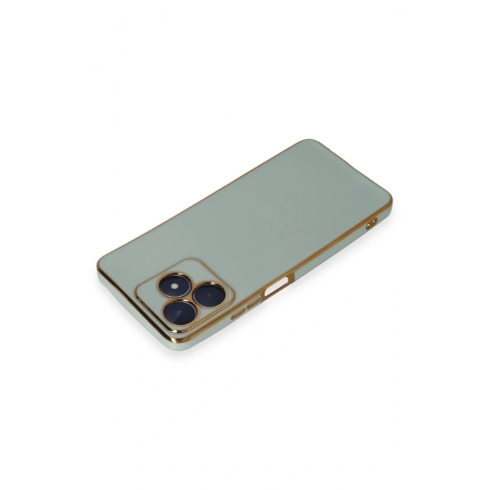 Realme C53 Kılıf Volet Silikon - Açık Yeşil