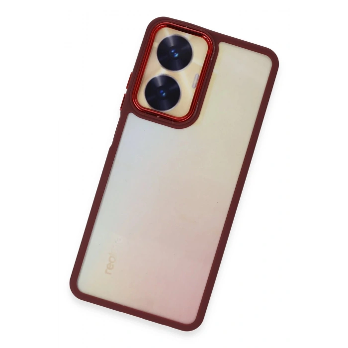 Realme C55 Kılıf Dora Kapak - Kırmızı