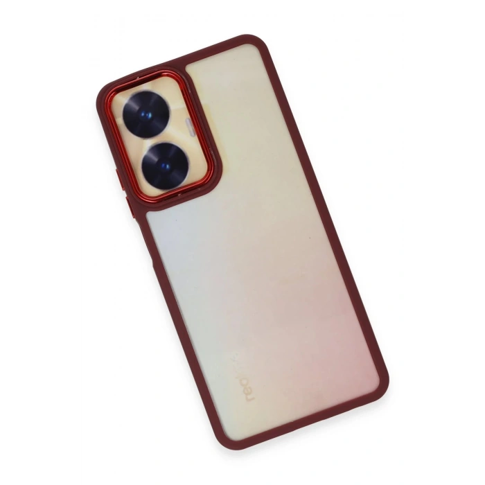 Realme C55 Kılıf Dora Kapak - Kırmızı