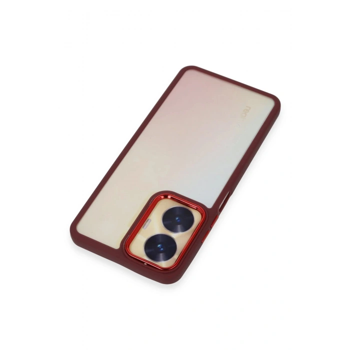 Realme C55 Kılıf Dora Kapak - Kırmızı