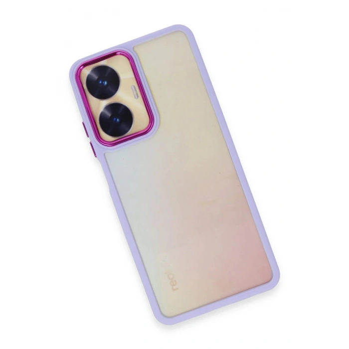 Realme C55 Kılıf Dora Kapak - Lila
