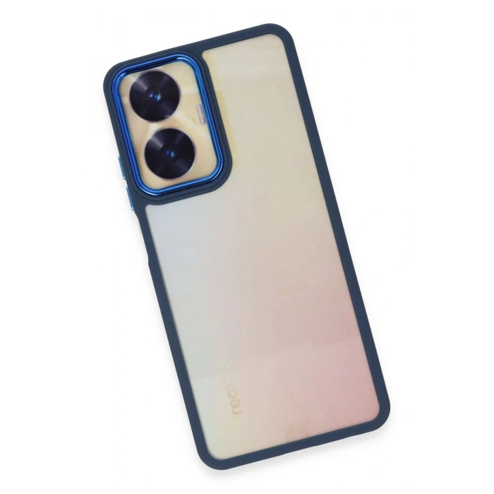 Realme C55 Kılıf Dora Kapak - Mavi