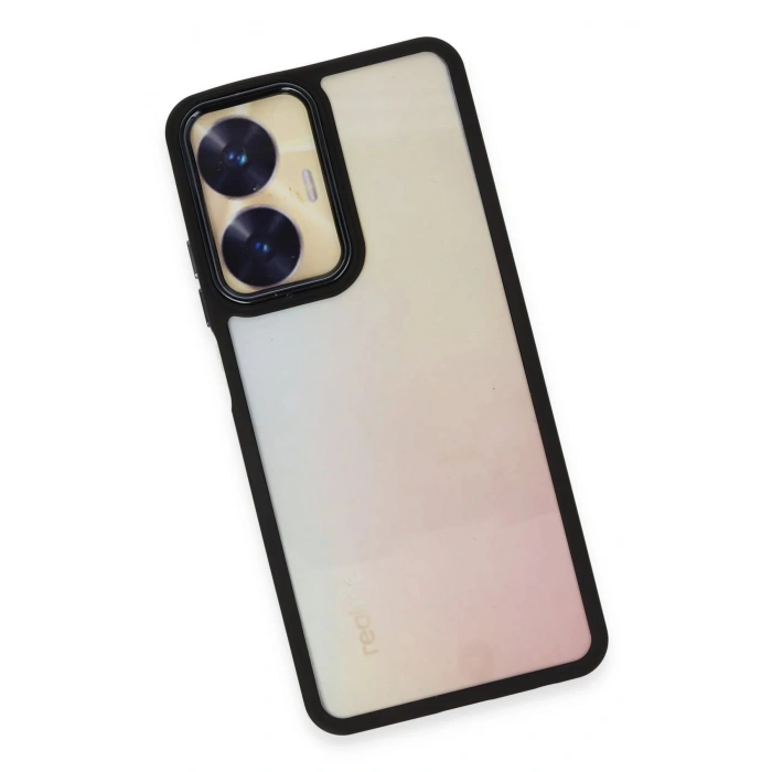 Realme C55 Kılıf Dora Kapak - Siyah