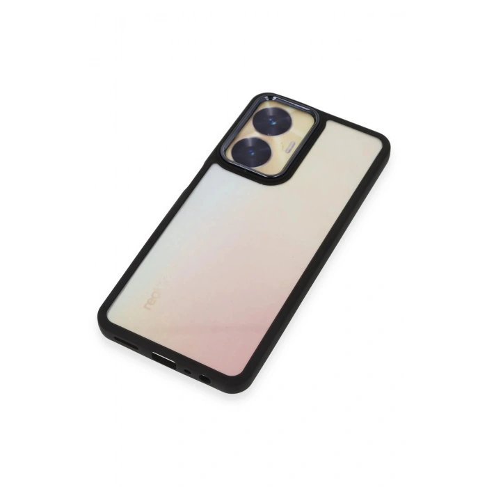 Realme C55 Kılıf Dora Kapak - Siyah
