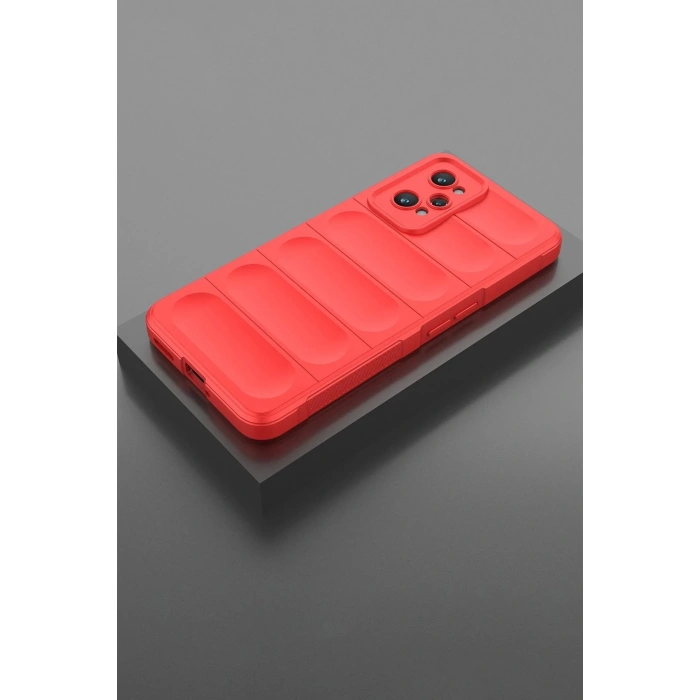 Realme GT2 5G Kılıf Optimum Silikon - Kırmızı