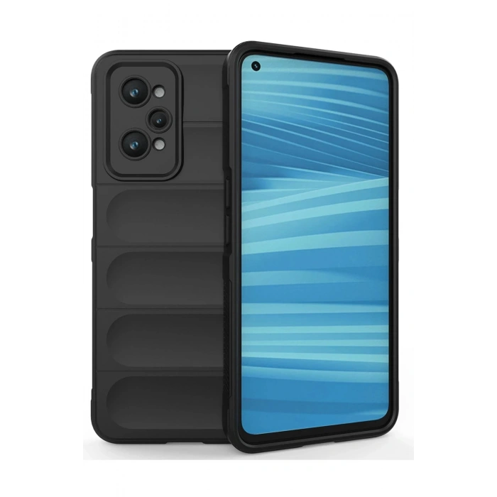 Realme GT2 5G Kılıf Optimum Silikon - Siyah