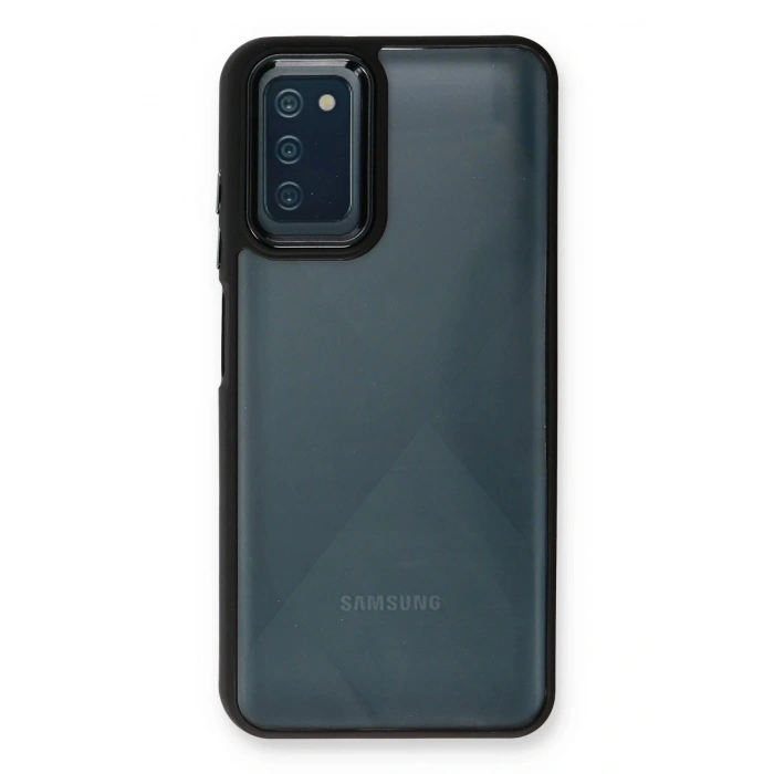 Samsung Galaxy A03S Kılıf Dora Kapak - Siyah