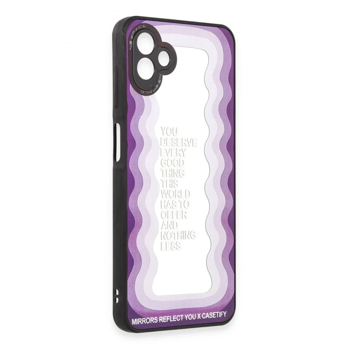 Samsung Galaxy A04 Kılıf Mirror Desenli Kapak - Mirror - 5