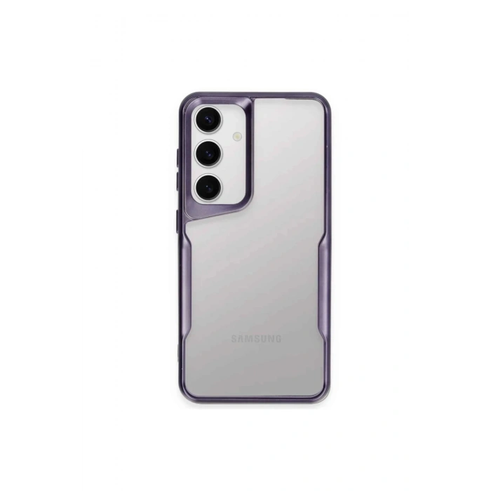 Samsung Galaxy A14 4G Kılıf Boyi Silikon Kapak - Derin Mor