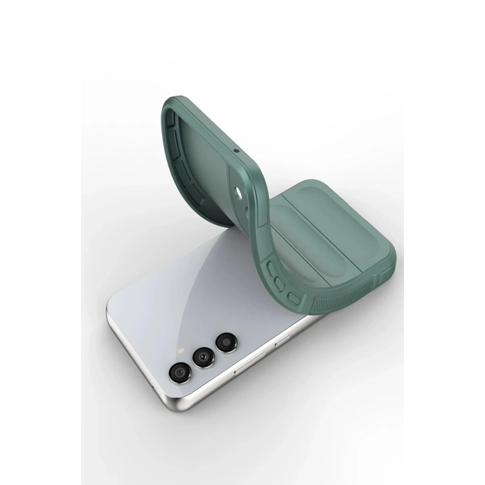 Samsung Galaxy A15 4G Kılıf Optimum Silikon - Koyu Yeşil