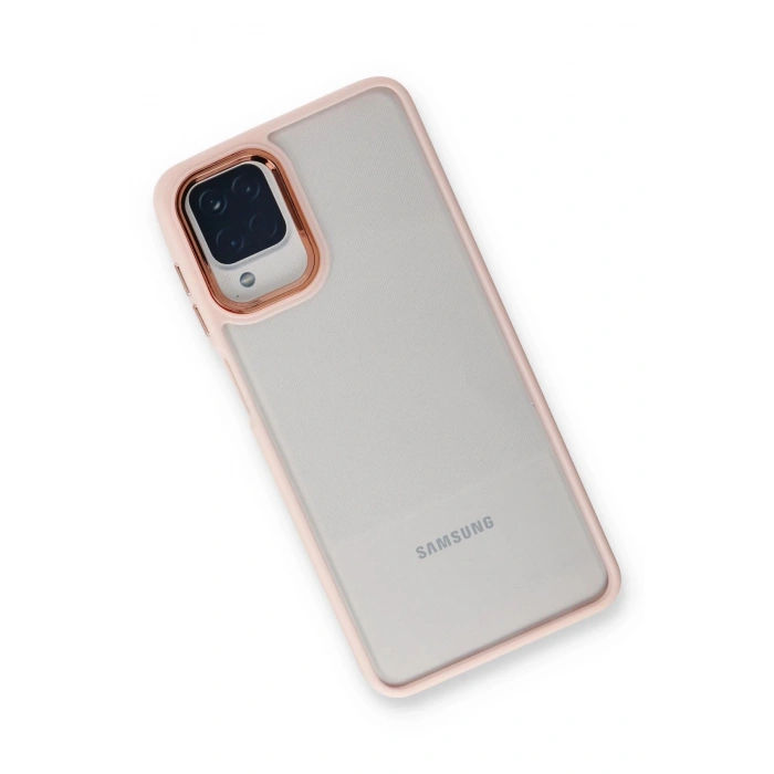 Samsung Galaxy A22 Kılıf Dora Kapak - Pudra