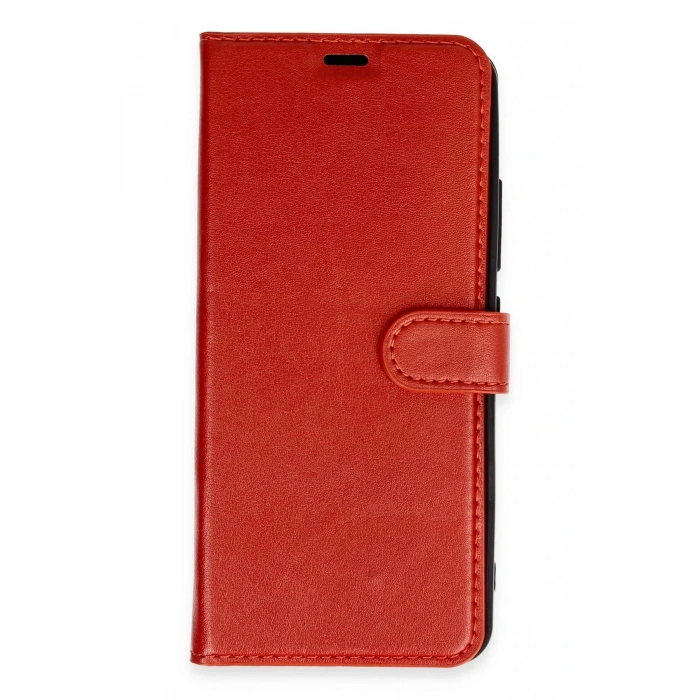 Samsung Galaxy A25 5G Kılıf Trend S Plus Kapaklı Kılıf - Kırmızı