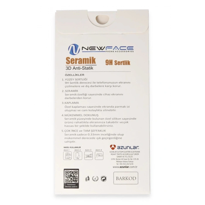 Samsung Galaxy A35 5G 3D Antistatik Mat Seramik Nano Ekran Koruyucu