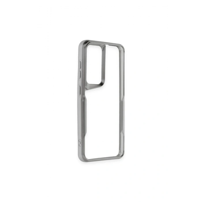 Samsung Galaxy A35 5G Kılıf Boyi Silikon Kapak - Gümüş