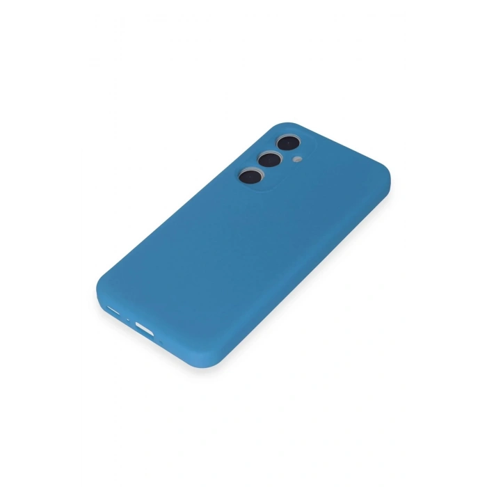 Samsung Galaxy A35 5G Kılıf First Silikon - Mavi