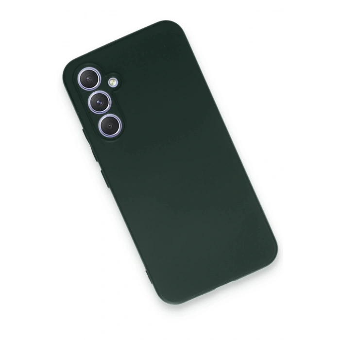 Samsung Galaxy A54 5G Kılıf First Silikon - Koyu Yeşil