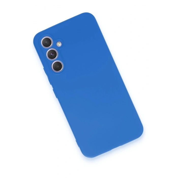 Samsung Galaxy A54 5G Kılıf First Silikon - Mavi