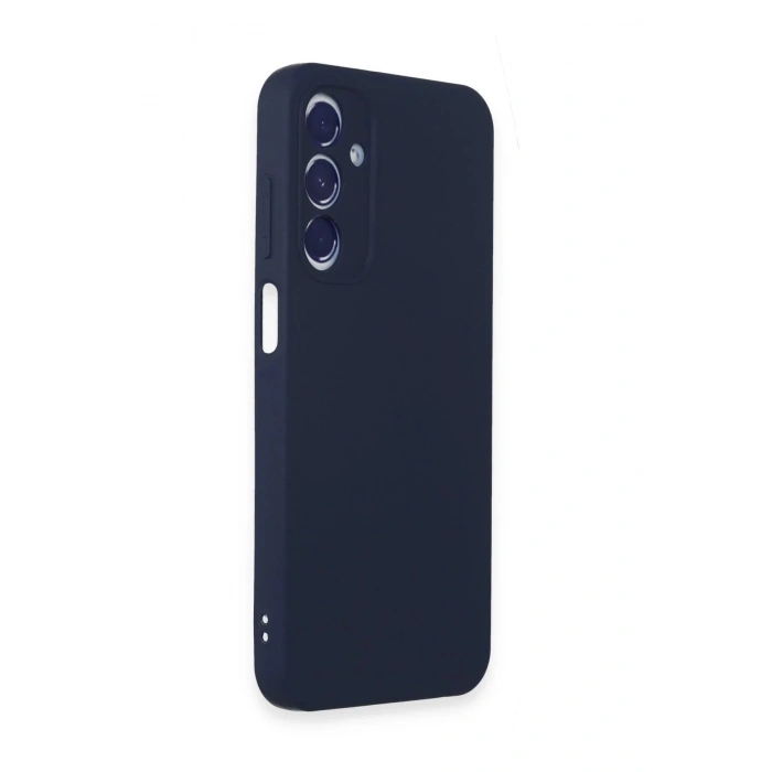 Samsung Galaxy A55 5G Kılıf First Silikon - Lacivert