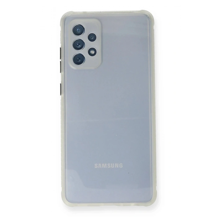 Samsung Galaxy A72 Kılıf Miami Şeffaf Silikon - Şeffaf