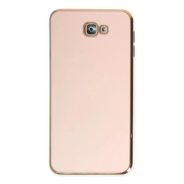 Samsung Galaxy J7 Prime Kılıf Volet Silikon - Pembe