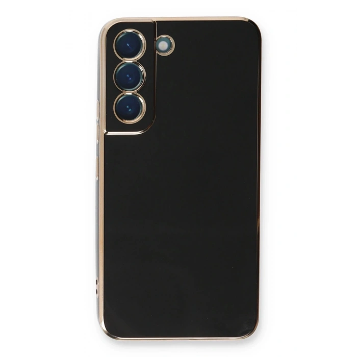 Samsung Galaxy S22 Plus Kılıf Volet Silikon - Siyah