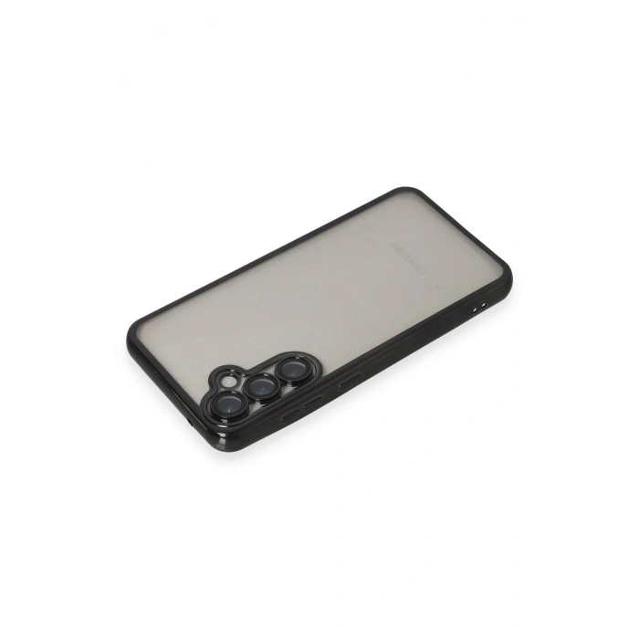 Samsung Galaxy S23 FE Kılıf Lensli Silikon - Siyah