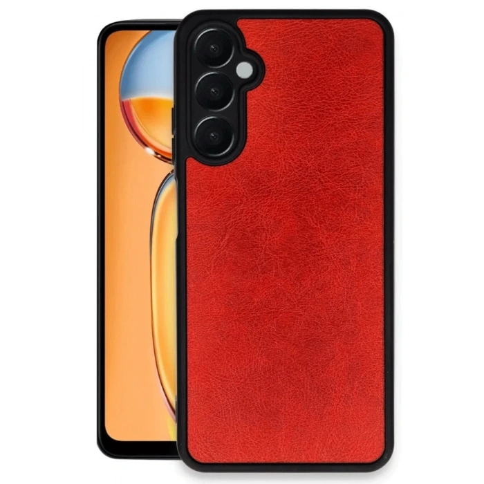 Samsung Galaxy S24 FE Kılıf Aras Deri Kapak - Kırmızı