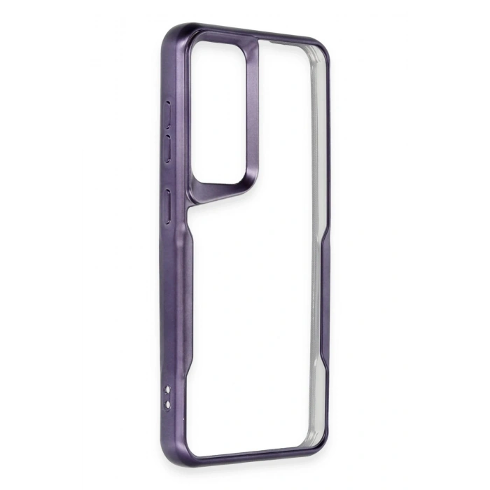 Samsung Galaxy S24 Kılıf Boyi Silikon Kapak - Derin Mor