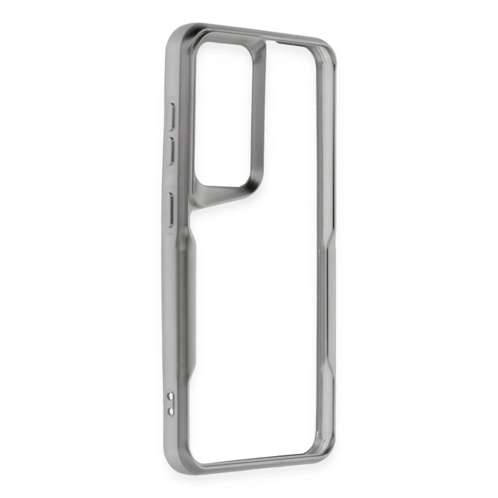 Samsung Galaxy S24 Kılıf Boyi Silikon Kapak - Gümüş