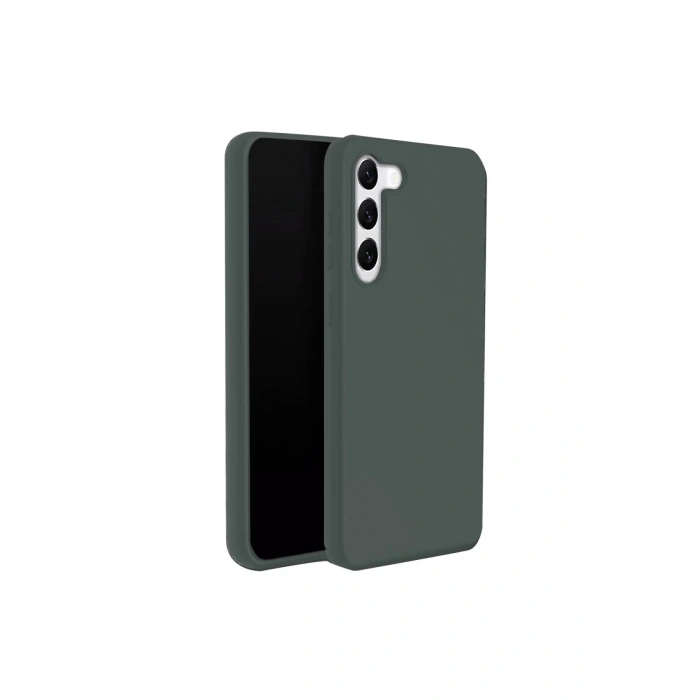 Samsung Galaxy S24 Plus Kılıf First Silikon - Koyu Yeşil